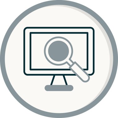 Doğrulama düz tasarım ikonu vektörü