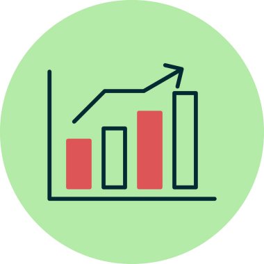 Modern Kızışma simgesinin vektör illüstrasyonu