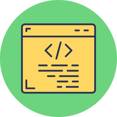 Web sitesi simgesi, vektör illüstrasyonu basit tasarım