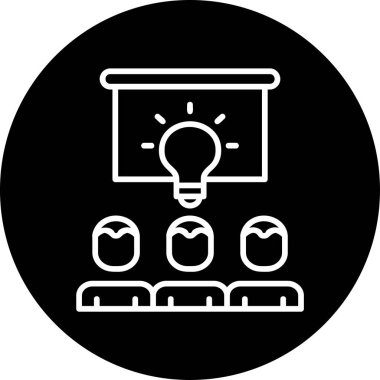 Basit Bilgi simgesi vektör illüstrasyonu