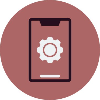 Teçhizat Web simgesi basit illüstrasyon