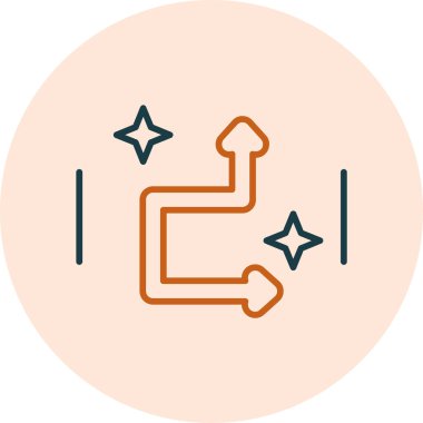 Oklar. Web simgesi basit illüstrasyon