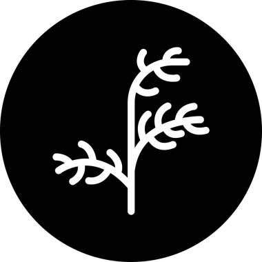  Dill ağ simgesi vektör illüstrasyonu 