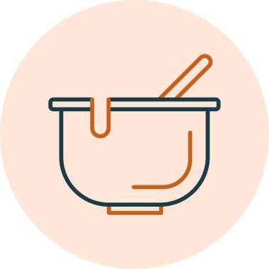 Kase web simgesi, basit vektör illüstrasyonu