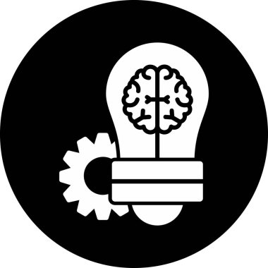 Basit İcat simgesi vektör illüstrasyonu