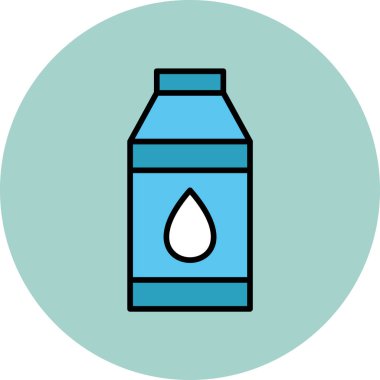  süt ağı simgesi basit illüstrasyon