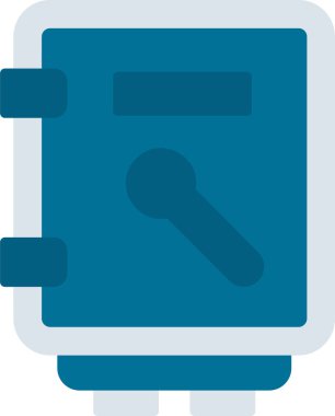 Güvenli Kutu. Web simgesi basit illüstrasyon