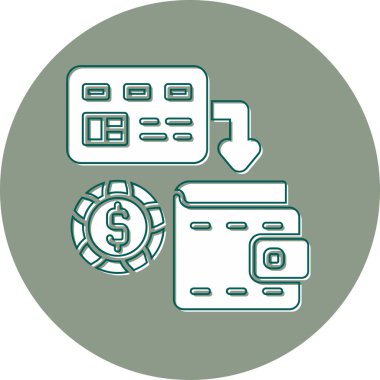 Aktar. Web simgesi basit illüstrasyon