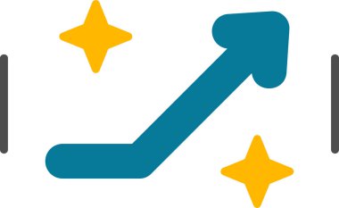 Oklar. Web simgesi basit illüstrasyon