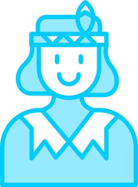 Hintli. Web simgesi basit illüstrasyon