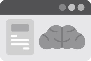 Ağ. Web simgesi basit illüstrasyon