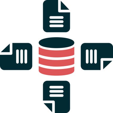 Toplam simge, vektör illüstrasyonu basit tasarım