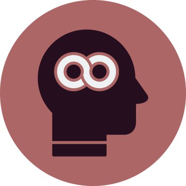 Felsefe web simgesi vektör illüstrasyonu