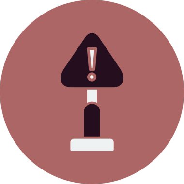 uyarı simgesi vektör illüstrasyonu