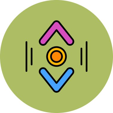 Oklar. Web simgesi basit illüstrasyon