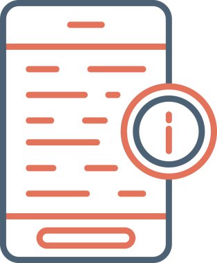 Bilgi simgesi tasarımının vektör illüstrasyonu