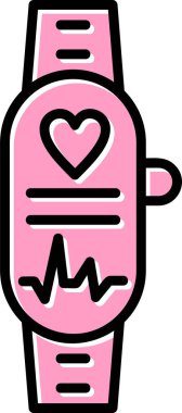 Modern Smartband simgesinin vektör çizimi