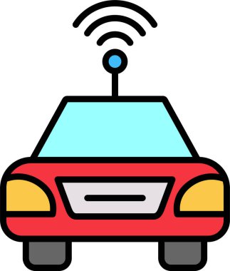 Autonomous car icon vector illustration