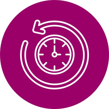 Basit Retrospektif ikon vektör çizimi