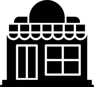 dükkan oluşturma vektör simgesi