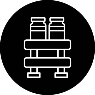 Kutu. Web simgesi basit illüstrasyon