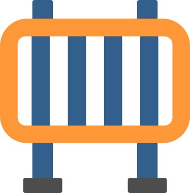 Bariyer ağ simgesi vektör illüstrasyonu