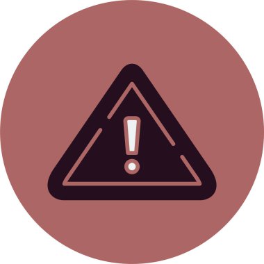 uyarı simgesi vektör illüstrasyonu