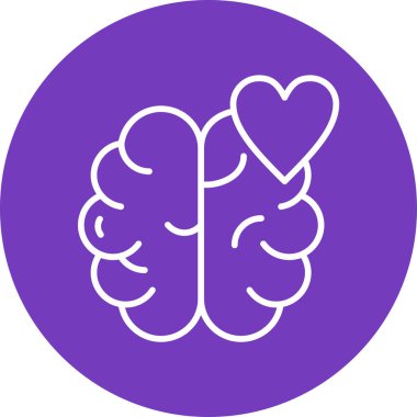 Zihinsel Sağlık ikonu konsept vektör çizimi