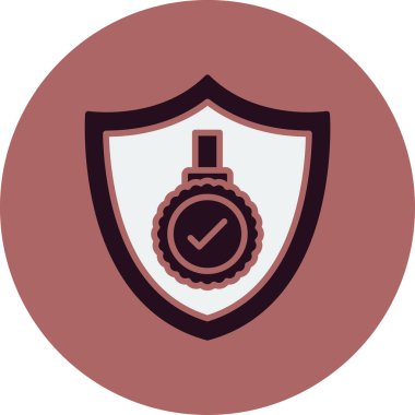 Garanti simgesi vektör illüstrasyonu 