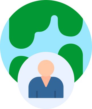 Nüfus. Web simgesi basit illüstrasyon