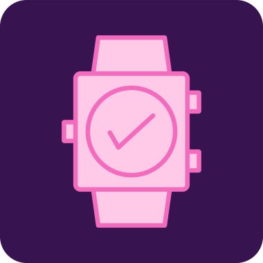 akıllı saat simgesi, vektör illüstrasyonu basit tasarım