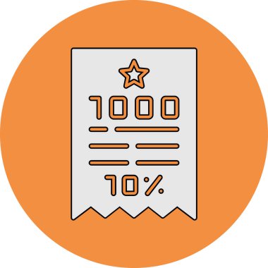 Bill simgesi, vektör illüstrasyonu basit tasarım