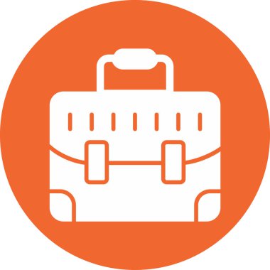 Çanta. Web simgesi basit illüstrasyon