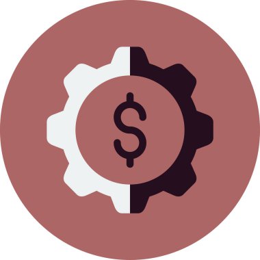 Dolar. Web simgesi basit tasarım