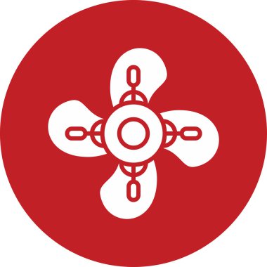 Çiçek simgesinin vektör illüstrasyonu