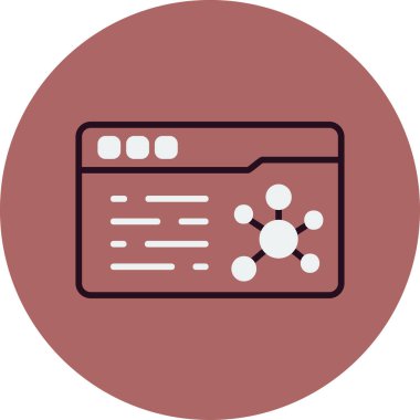 veri analiz simgesi vektör illüstrasyonu 