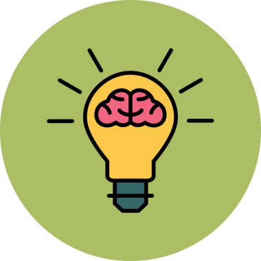 Öğrenmek. Web simgesi vektör illüstrasyonu