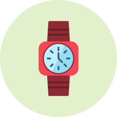 Smartwatch icon, vector illustration simple design