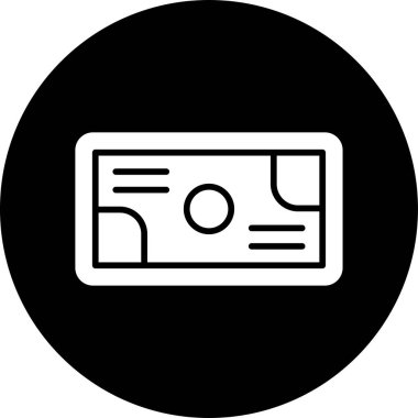 reklam panosu simgesi, vektör illüstrasyonu basit tasarım