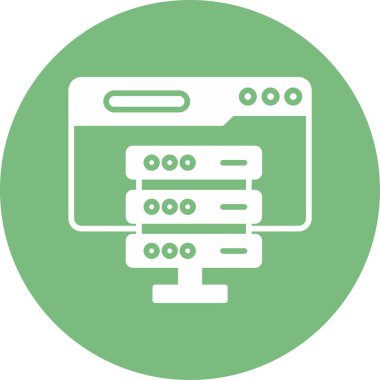 Ev sahipliği. Web simgesi basit illüstrasyon 