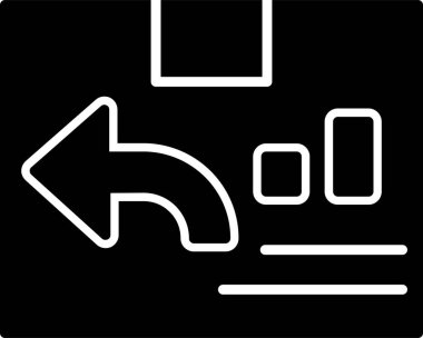 Kolay Dönüş web simgesi vektör çizimi