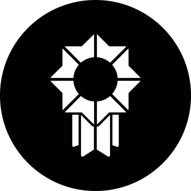 Mükemmellik. Web simgesi basit illüstrasyon