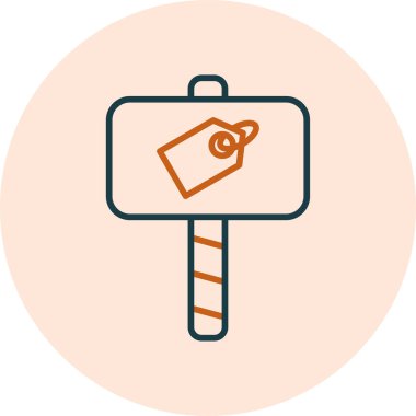 Farkındalık Simgesi, Beyaz Arkaplanda Vektör İllüstrasyonu 