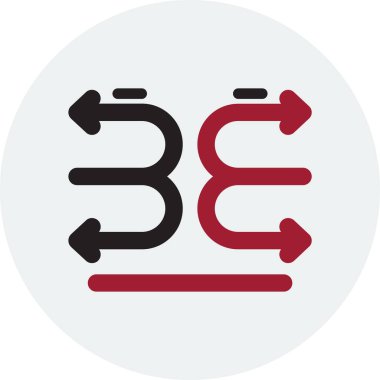 Oklar. Web simgesi basit illüstrasyon