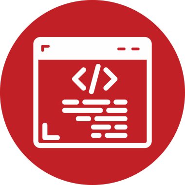 Web sitesi simgesi, vektör illüstrasyonu basit tasarım