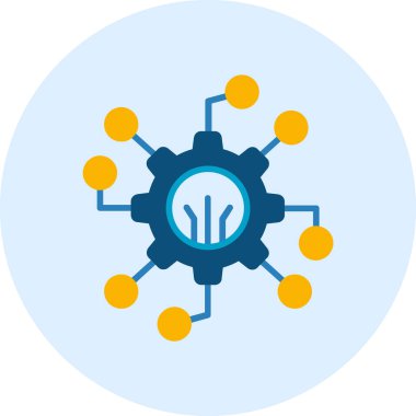 Dijital simge. Web tasarımı için özet çizim vektörü