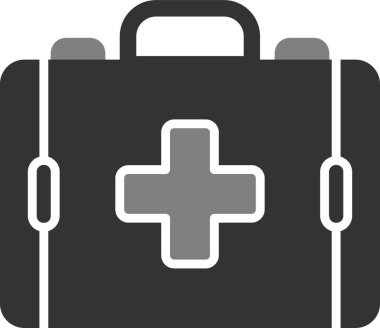 İlk yardım kiti vektör illüstrasyonu
