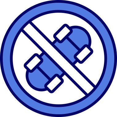 Kaykay ikonu yok. resimleme tasarımı