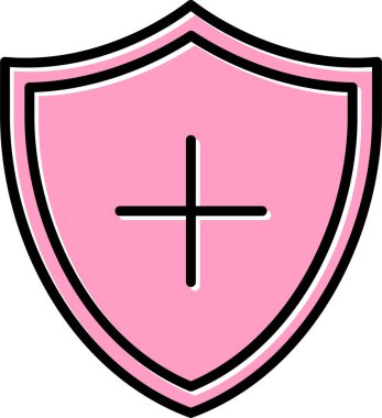 kalkan ağ simgesi basit tasarım