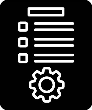 belge simgesi, vektör illüstrasyonu basit tasarım